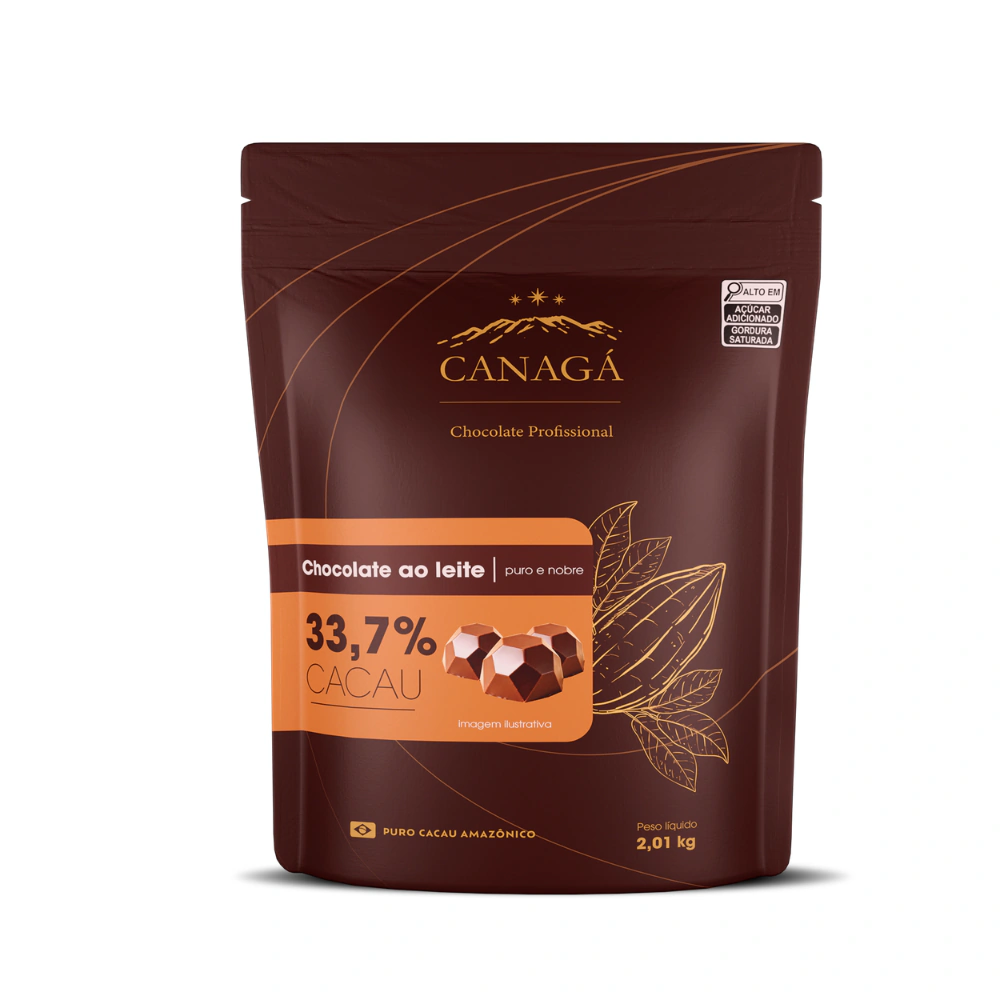 Chocolate ao Leite Canagá 33,7% Cacau 2,01kg