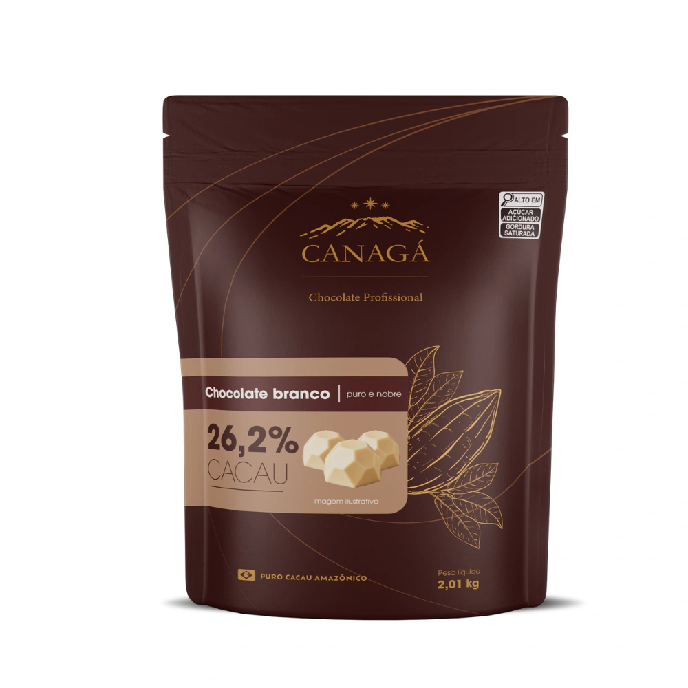 Chocolate Branco Canagá 26,2% Cacau 2,01kg
